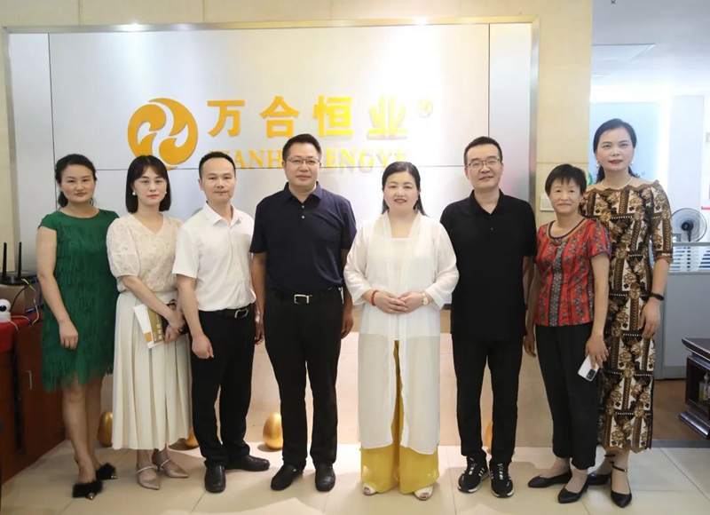 大漢Guo際工匠院劉述權院長一行蒞臨萬合恒業(yè)考察指導